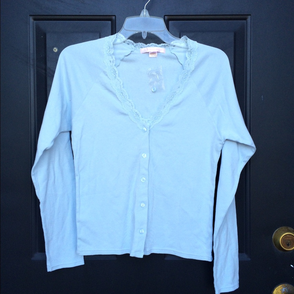 VS Light Blue PJ Top
